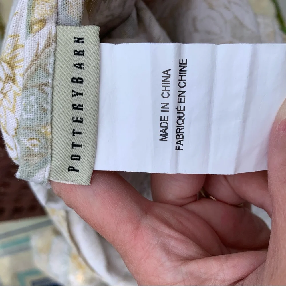Pottery Barn duvet cover
